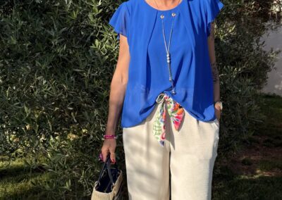 Top de bijou de dos