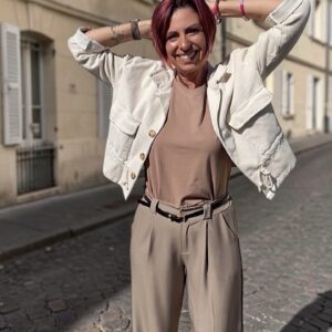 🤎 Veste en velours côtelé